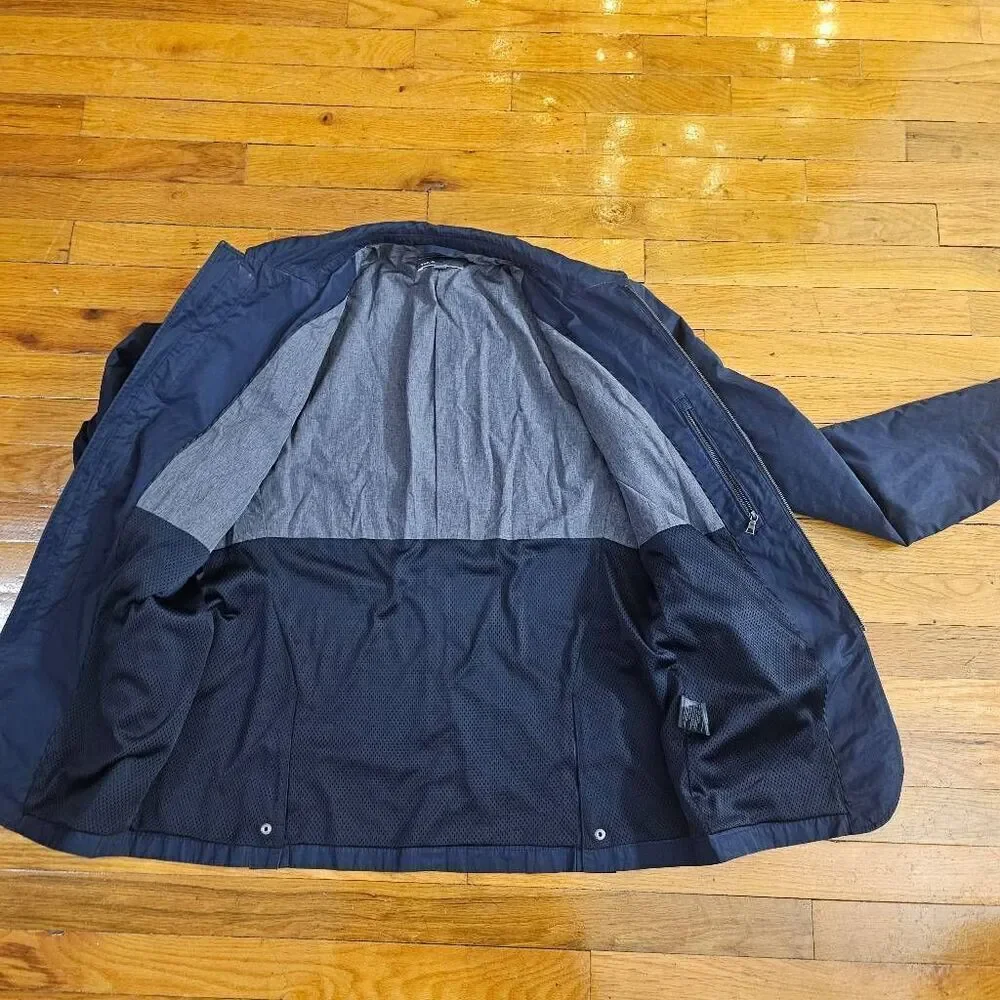 Vince Men's Navy Blazer Full Zip Jacket Size 42